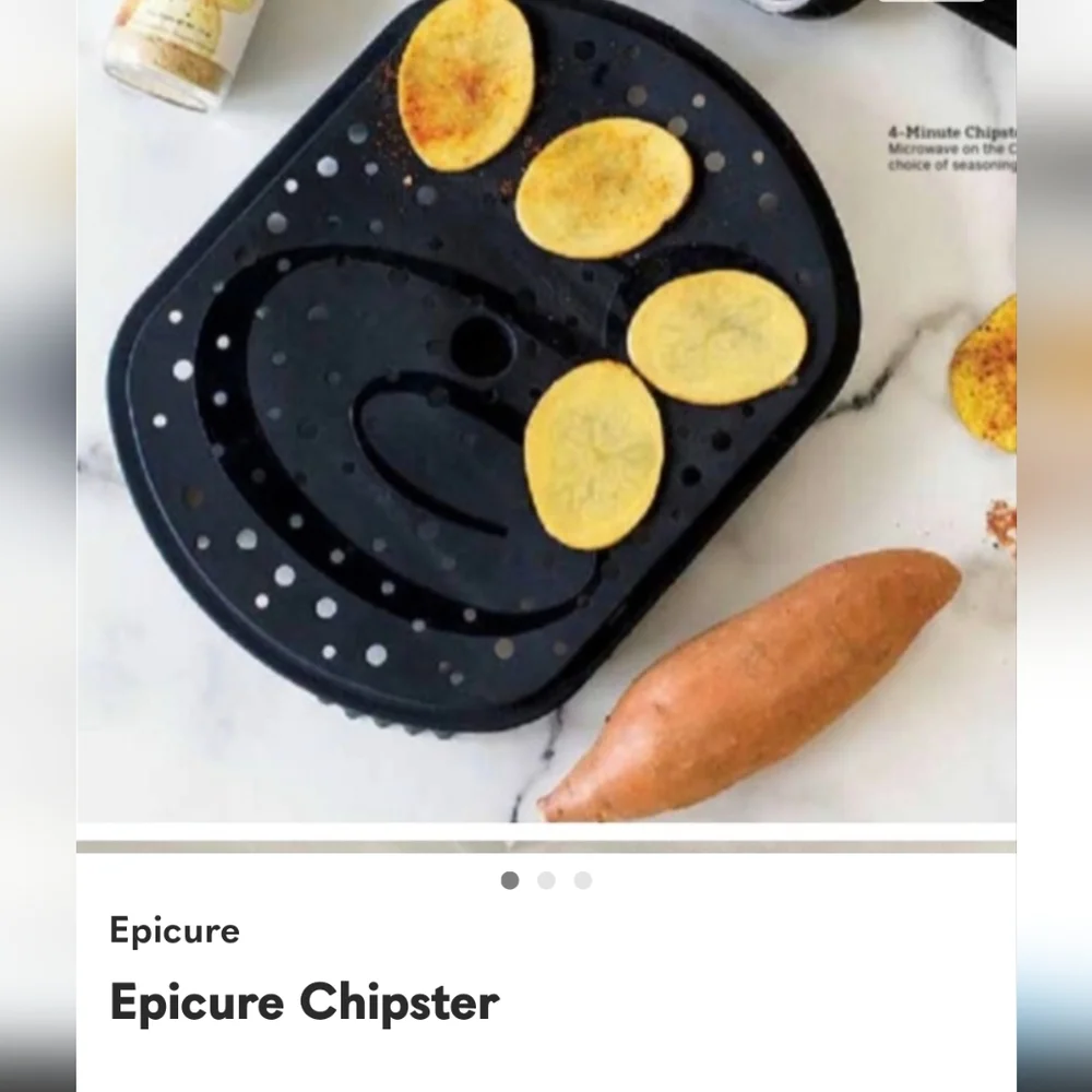 Epicure Chipster Silicone Kitchen Tool Chip Maker. NWT - Picture 7 of 11